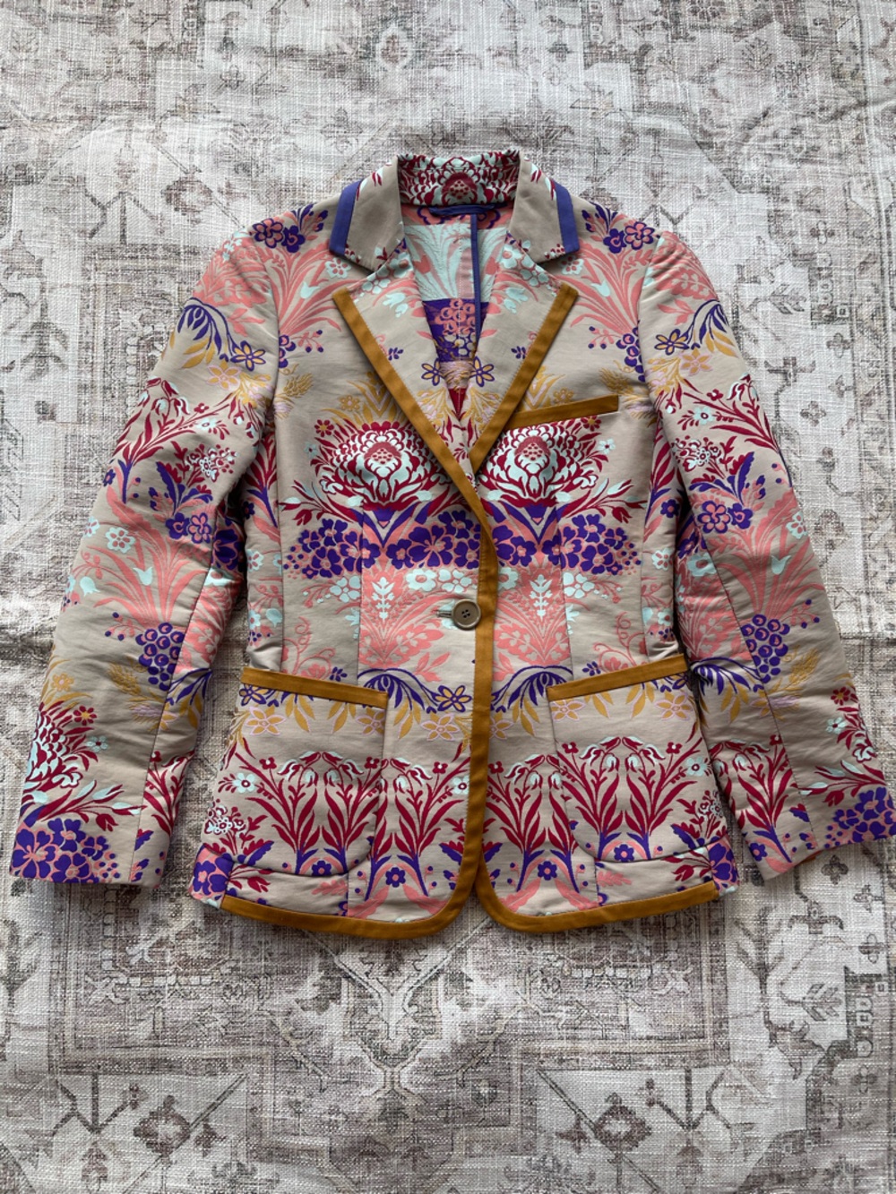 Etro Floral Embroidered Floral Blazer - Picture 4 of 12